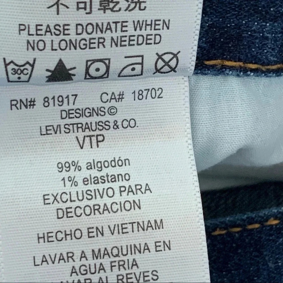 Levi’s 502 Regular Taper Leg Stretch Mid Rise Jean - Picture 8 of 9